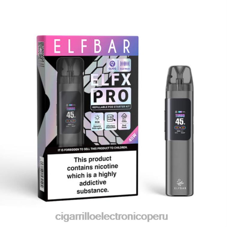 gris ELFBAR ELFX Pro ABRIR APOL DE POD 6J22D3