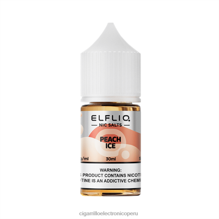 hielo de durazno ELFBAR ELFLIQ nic sal 30 ml 6J22D22